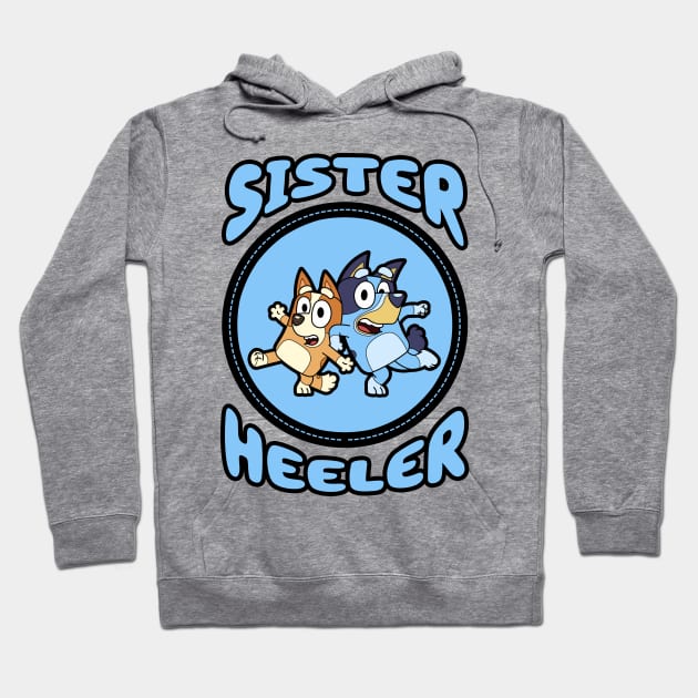 Sister Heeler III Hoodie by Gunung Sambojorka